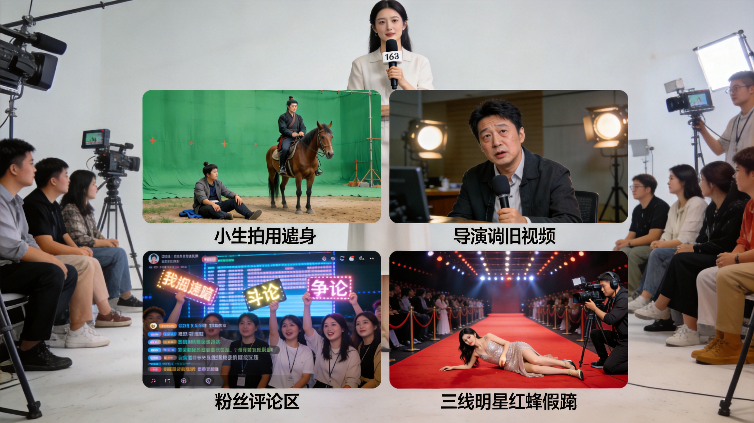小生拍戏用替身被扒